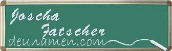 Joscha Fatscher Visitenkarte